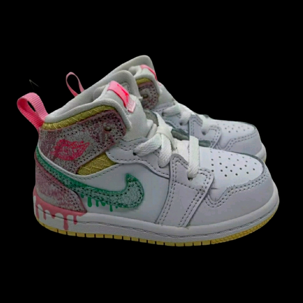 Nike Air Jordan 1 Mid SE (TD) Size 6c TODDLER Shoe